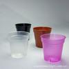 Fábrica en stock mayoreo macetas de plástico para plántulas PP verde jardinería engrosado blanco transparente macetas para flores plantación macetas redondas para suculentas