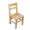 Taburete para Uso Doméstico, Silla de Madera para Niños con Respaldo, Silla para Estudiantes, Silla de Madera Maciza, Taburete de Madera con Respaldo, Taburete Bajo para Adultos