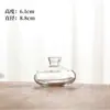 Adorno Francés Retro en Relieve Flor Pequeña Quemador de Incienso Florero para Sala de Estar Florero de Vidrio Transparente Sello