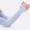 Manga Refrescante Protector Solar Guantes para Mujer Manga para Hombre Ultravioleta Extra Larga Delgada Seda de Hielo Brazalete Manga Verano