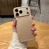 Funda de Alta Calidad Ag con Ventana Grande Adecuada para iPhone 18 Pro Max, Funda para Teléfono Apple 17, Funda de Color Sólido Mate 16/15
