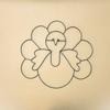 Festival hierro forjado flor regalo decoración artesanías transfronterizas oficina sala de estar corona metal abeja hueco mayoreo
