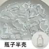 Mitad de Concha Transparente Combinada Cuentas Pintadas a Mano Cuentas de Fondo Bolígrafo con Cuentas Grandes Accesorios Accesorios Hechos a Mano para DIY