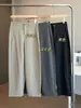 Primavera y Otoño Casual Versátil Gama Alta Adelgazante Estilo Commuter Clásico Pantalones de Cigarrillo Traje Pantalones Casuales