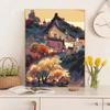 Pintura al Óleo Digital DIY Pintura al Óleo Hecha a Mano Colorear Regalo de Cumpleaños Exquisita Pintura Acrílica Decorativa Pintada a Mano Puesto Mayorista