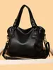 Bolso Retro de Comercio Exterior Transfronterizo para Mujer Nuevo Color Sólido Simple para Viaje de Negocios Gran Capacidad Bolso de Madre Bolso de Hombro Cruzado