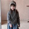 Suéter Unisex Infantil Versátil para Otoño e Invierno 100% Lana Color Sólido Cuello Semi Alto Pulóver Holgado Suéter Base