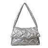 Bolsa de Braço para Mulheres 2026 Novo Design de Nicho Francês Bolsa de Mão Outono Bordado Acolchoado Bolsa de Ombro Transversal
