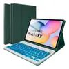 Funda de Teclado Táctil con Retroiluminación de Cuero para Samsung Galaxy Tab A9Plus Carcasa A9+ Teclado Bluetooth A11+