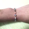 Joyería europea y americana estilo étnico simple pulsera ojo francés ojo del diablo ojo turco ojo maligno pulsera de aceite de gota