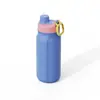 Garrafa de água plástica portátil de grau alimentício, garrafa de água de grande capacidade para esportes ao ar livre, garrafa de ciclismo, copo de água quente e fria para homens, mulheres e estudantes