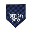 Amazon mais vendido pet xadrez toalha triangular toalha de saliva toalha triangular babador aniversário de cachorro chapéu de aniversário para pet