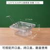 Frasco Transparente de Acrílico con Tapa abatible para Mermelada, Ensalada de Frutas y Condimentos, Adecuado para Uso Comercial