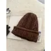 Gorro de Lana Trenzado Estilo Coreano para Mujer, Gorro Cálido de Moda para el Frío, Turbante Versátil para Adelgazar el Rostro