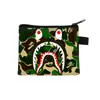 Nuevo Monedero de Dibujos Animados Transfronterizo de Tiburón de Moda Bolsa para Tarjetas de Moda Infantil Estudiantes de Primaria Hombres y Mujeres Lindo Bolsa de Almacenamiento Caliente