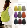 Mochila para Hombre y Mujer Nueva Primavera y Verano 2025 Mochila de Viaje para Exteriores Tela de Nylon Ultraligera Mochila Escolar para Estudiantes