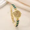 Artículo popular de comercio exterior: Reloj para Mujer con Diamantes, Pulsera Reloj de Joyería de Lujo Ligero, Elegante Pulsera de Estudiante para Mujer Completamente de Diamantes