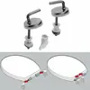 Bisagra para Tapa de Inodoro de Plástico de Urea-Formaldehído Directo de Fábrica Accesorios de Bisagra de Acero Inoxidable Conector de Tapa de Inodoro