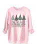 LAS COPAS DE LOS ÁRBOLES BRILLAN En Stock Casual Cuello Redondo Invierno Sudadera con Capucha Gruesa de Manga Larga para Mujer Transfronteriza de Amazon