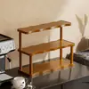 Estante de Almacenamiento para Portavasos Escritorio Sala de Estar Organizador Multicapa Encimera de Cocina Taza de Café Taza Estante Organizador de Alta Gama