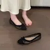 Mocasines de malla con lazo, punta descubierta, colección primavera/verano 2026, de lunares, transpirables, punta cuadrada, zapatos planos, zapatos de suela blanda para mujer