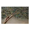Estilo Wabi-sabi Sombra de Galho Pintura Decorativa para Sala de Estar Simples Luz e Sombra Pintura de Parede de Fundo para Sofá Novo Estilo Chinês Pintura para Pendurar no Corredor da Entrada