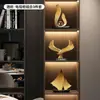 Ornatos de Luxo Leve Riqueza Rolando Decorações de Sala de Estar Ornatos para Gabinete de Vinho da TV Presentes Criativos para Casa e Escritório