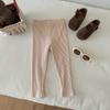 Leggings Infantis Primavera e Outono Estilo Coreano Meninos e Meninas Calças Caneladas para Roupa Externa 2-7 Anos Slim Fit Calças Usáveis