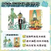 Decorações de Standee de Combinação Multi-Peças para Cena de Viagem Urbana, Personagens Estilo D, Mercadoria Cultural e Criativa em Acrílico em Camadas