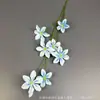 7 Clematis de Tallo Largo Impresión 3D Fondo de Boda de Seda Arte Floral Flores Artificiales Transfronterizas Venta al por Mayor