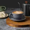 Xícara de café de cerâmica, caneca, xícara para latte art, pequena xícara de café de luxo estilo europeu, 8ml