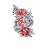 Tira para mascarar cicatriz de cesárea flor colorida TH à prova d'água flor tatuagem de braço AliExpress conjunto transfronteiriço tatuagem