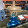 Válvula Reguladora Pneumática de Manga Fina ZJHM Aço Inoxidável 304 316 317 318 321 Aço Carbono Válvula Reguladora