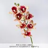 Flor Artificial Cattleya de 7 Cabezas en Tallo Único para Arreglo Floral de Boda Decoración, Material de Flor de Línea Cattleya para Decoración del Hogar Venta al por Mayor