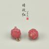 Botón de resina Guofeng Bud de 11 mm, botón de cheongsam, botón decorativo para traje Tang Hanfu, 13 colores, disponible al por mayor