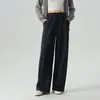 Pantalones de Yoga Rectos para Mujer 2026 Otoño Nuevo para Exteriores Correr Corte Holgado Adelgazantes Largos Casuales para Viajar Pantalones de Pierna Curva