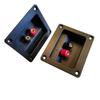 Altavoz 92X80mm Terminal de Audio de Altavoz con Caja de Conexiones de Núcleo de Cobre de Dos Posiciones Rojo y Negro Cableado Placa Trasera Backplane