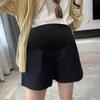 Shorts de Maternidade para Usar por Cima, Tamanho Grande Gordo Mm, Cintura Alta, Suporte para a Barriga, Calça de Perna Larga Solta, Leggings Casuais de Maternidade