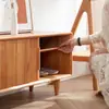 Banqueta de Madera Maciza Nórdica para Cambiar Zapatos para Entrada de Casa, Banco para Zapatos de Entrada, Banco Largo Integrado, Zapatero de Entrada, Armario Zapatero de Almacenamiento Estilo Japonés