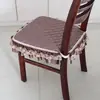 Cojín para silla, apto para todas las estaciones, cojín para silla de comedor, antideslizante, engrosado, extraíble y lavable, para uso en casa y hotel, universal para mesas y sillas de comedor