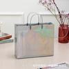 Bolso de Mano Láser de PVC Bolsa de Regalo Souvenir Bolso de Mano Engrosado Bolsa de Plástico para Tienda de Ropa Alta Gama