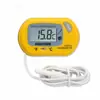 Termómetro Digital para Acuario con Sonda, Medidor de Temperatura Sumergible Impermeable para Tanque de Reptiles, Montaje con Ventosa
