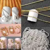 Cadena Delgada de 1 mm, Cadena Ultra Fina, Material para Manualidades, Cadena de Borlas, Cadena de Cuentas para Manicura DIY, Cadena de Cobre, Cadena Dorada y Plateada