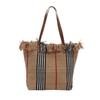 Bolsa Tote Grande Capacidade Transfronteiriça Bolsa de Ombro Feminina Nova Bolsa de Praia Bordada com Franjas Design de Nicho Bolsa Feminina
