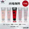 Set de Pintura Acrílica Personalizado de 75 ml, Impermeable y que no se decolora, Adecuado para Pintura DIY en Estudio, Se puede imprimir con logotipo