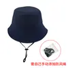 Sombrero de Pescador Liso para Adulto Hecho a Medida, Sombrero Multicolor de Algodón Puro para Protección Solar, Bordado y Letras Personalizadas Ligeras, Al Por Mayor en Stock