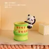 Lindo Portalápices de Panda Rojo Adornos de Almacenamiento Regalos Creativos de Vacaciones para Niños Decoraciones de Escritorio de Dibujos Animados Regalos de Recuerdo