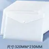 Bolsa para Archivos A4 Plástico Engrosado Cierre a Presión Bolsa para Guardar Exámenes Bolsa para Documentos de Estudiante Oficina Bolsa para Archivos Personalización
