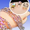 Rueda de Cuentas Planas de Boutique Cuentas Hechas a Mano DIY Cuentas de Vidrio de Cristal Cuentas para Joyería Cuentas Sueltas Accesorios para Joyería Accesorios Venta al por Mayor