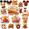 Bestseller transfronterizo otoño Acción de Gracias imanes para refrigerador personalizados para el hogar ventana puerta de garaje imanes fiesta decoración del hogar